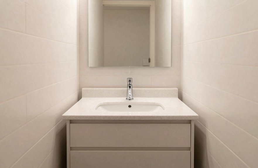 Standard Bathroom Vanity Sizes 3 small vanity widths for tight spaces