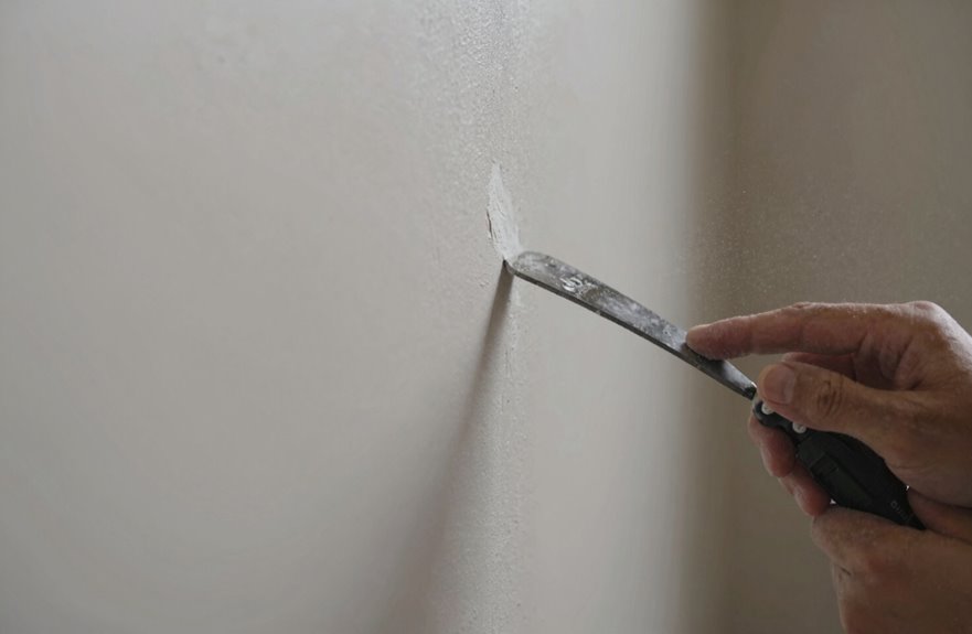 7 Steps to Remove Paint From Walls Without Damaging the Surface 5 softened paint gentle scraping technique