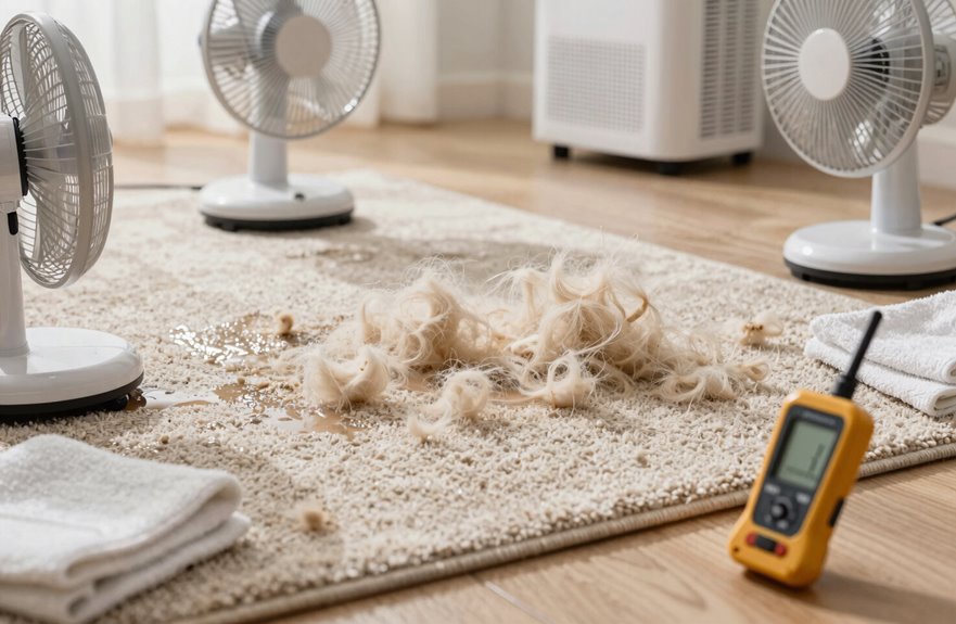 How to Dry Carpet in 5 Steps 5 thorough moisture testing call pros