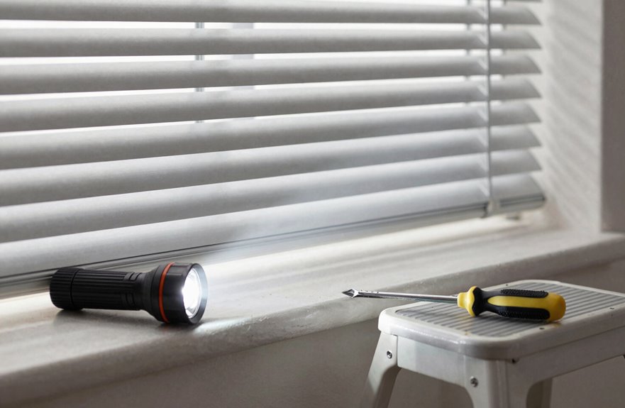 tools first step stool flashlight screwdriver