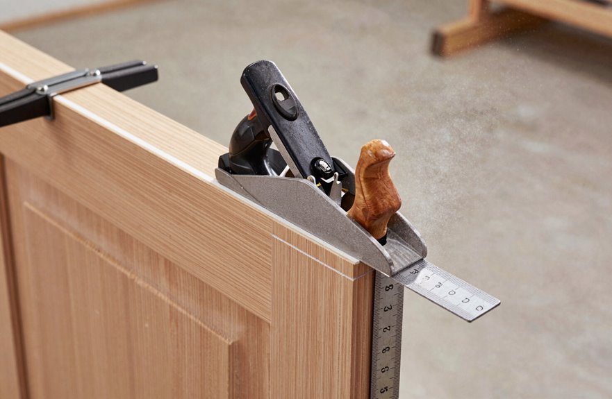 How to Change a Bedroom Door in 5 Simple Steps 3 trim door for frame clearance