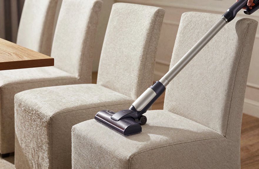 How to Clean Fabric Dining Chairs: A Step-by-Step Guide 3 vacuum first then damp clean