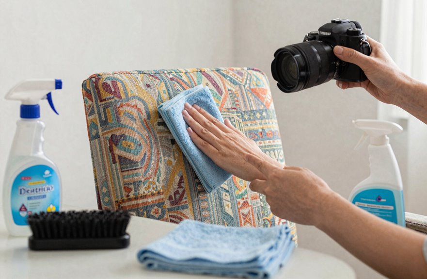 How to Clean Fabric Dining Chairs: A Step-by-Step Guide 2 vacuum microfiber and enzyme cleanups