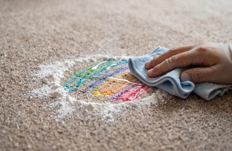 7 Steps to Remove Crayon From Carpet Fast 5 vinegar baking soda stain removal