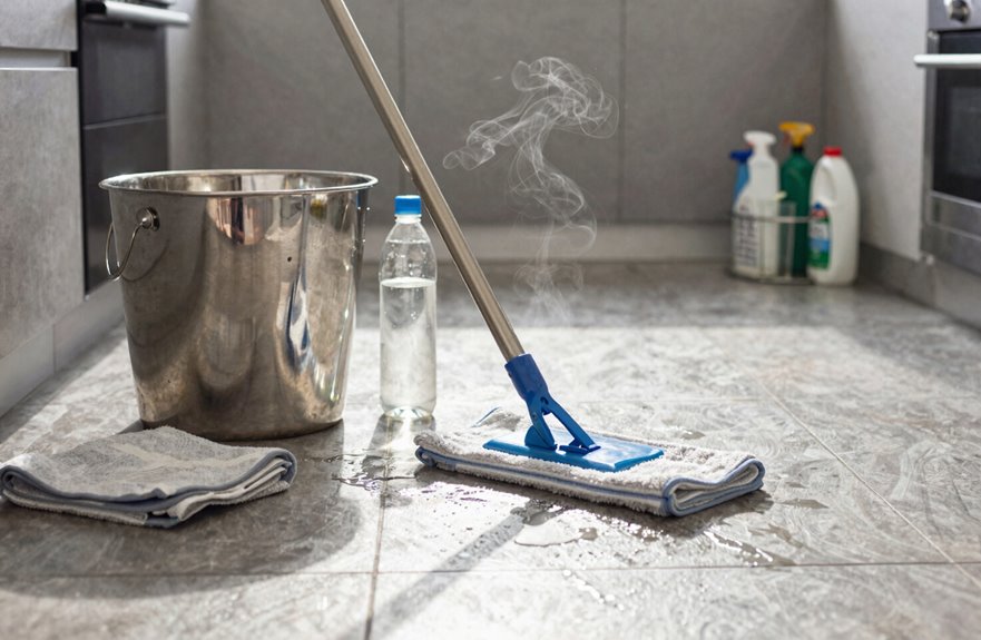 How to Mop Floors With Vinegar for Good Cleaning 3 vinegar mopping supplies list