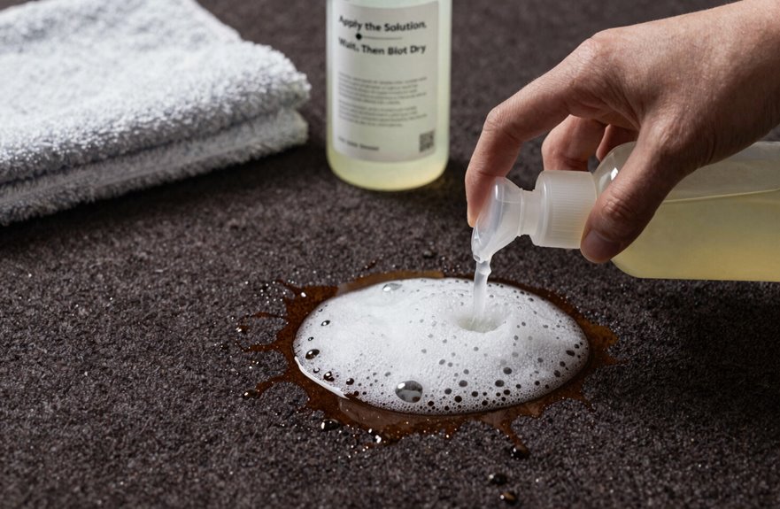 5 Steps to Clean Coffee From Carpet Fast 4 wait blot rinse repeat