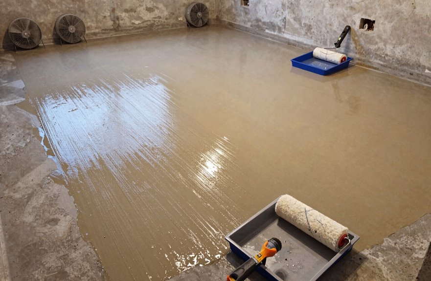 How to Seal a Concrete Floor in 7 Steps 4 water based low odor eco friendly solvent based durable glossy fumes