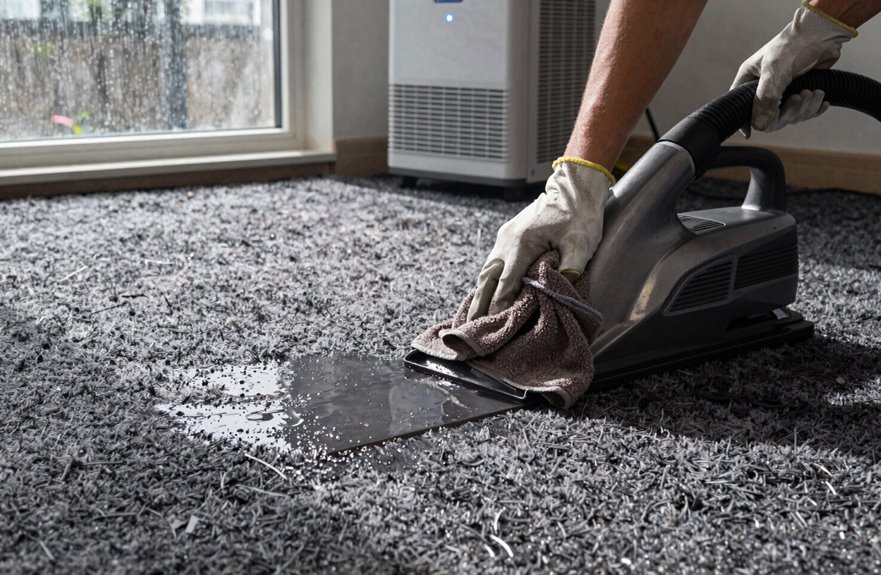 5 Steps to Clean Wet Carpet Fast 2 wet carpet extraction and drying process