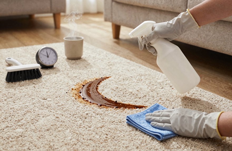 5 Steps to Clean Coffee From Carpet Fast 5 when to call carpet pros